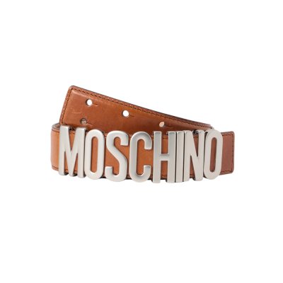 THE BELT IN LEATHER WITH LOGO